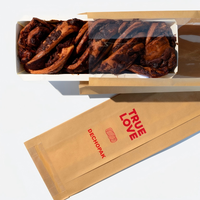 Sac de boulangerie esthétique minimaliste avec estampage doré, finition de luxe pour boutique, café et boulangerie, certifié écologique DDP