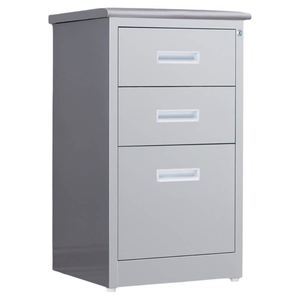 Archivador Klins de 3 Cajones, Metálico, con Cerradura, para Oficina, Almacenamiento Debajo del Escritorio - Product Image 1