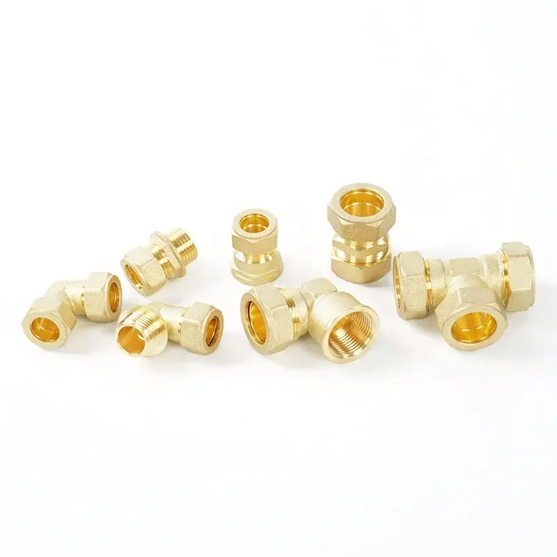 factory outlet Brass male Compression series fitting for plumbing sanitation water and gas pipe system