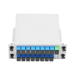 BT-PON tresse optique de fiber diviseurs ftth <span class=keywords><strong>CASSETTE</strong></span> TYPE PLC splitter 2-128 moyens D'ODM D'OEM 1310/1490/ 1550nm - Product Image 1