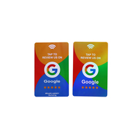 Carte-cadeau de haute qualité pour les médias sociaux, carte de commentaires Google, carte de visite NFC sans contact