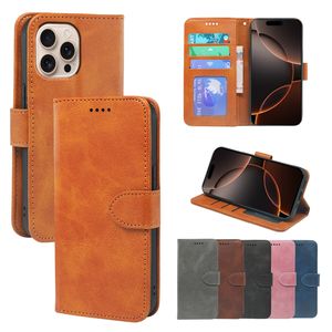 Custodia a Portafoglio in Pelle per <span class=keywords><strong>iPhone</strong></span> 15 Pro Max 17 Air 16 Plus 14 17e 16e con Protezione Magnetica e Porta Carte in PU, <span class=keywords><strong>Cover</strong></span> Flip - Product Image 1