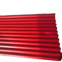 Tôle d'acier galvanisé ondulée SGCC avec revêtement en zinc Z10-Z29 pour toitures, murs, plafonds, clôtures, épaisseur 0,12-1,5 mm, découpe et soudure sur mesure