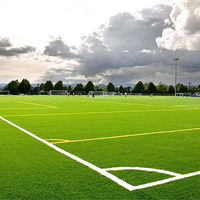 Tapis de pelouse de football Tapis de gazon artificiel en plastique vert Tapis de gazon artificiel de simulation de football
