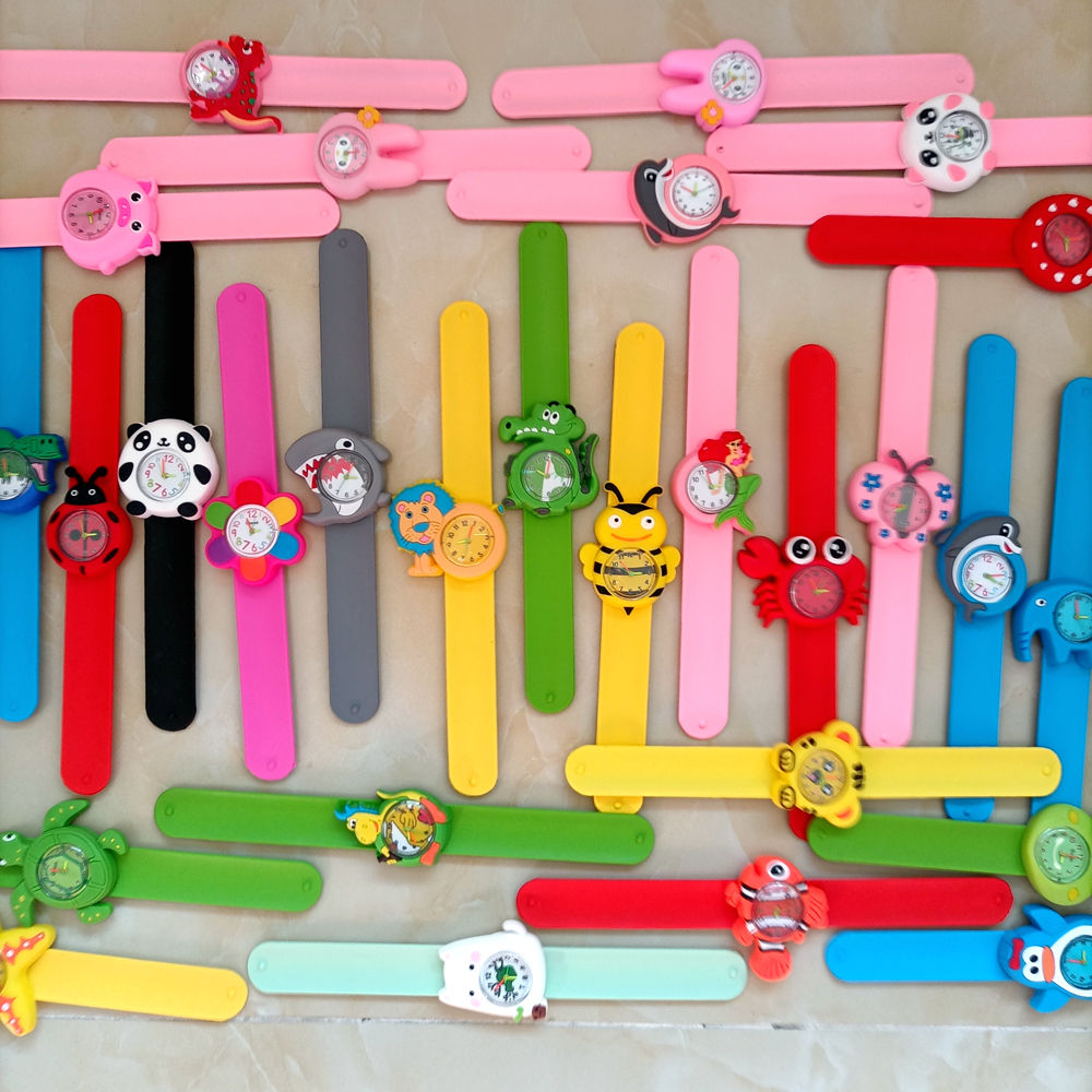 10pcs/lot Cartoon 3D Various Animals Panda Unicorn Dinosaur Boys Girls Kids Students Birthday Party Gift Study Time Toy Watches