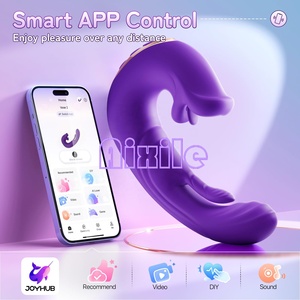 Vibrateur pour femmes, jouet sexuel pour adultes, vibromasseur langue avec 5 modes <span class=keywords><strong>de</strong></span> vibration et 10 modes <span class=keywords><strong>de</strong></span> stimulation, pour stimulation clitoridienne, anale et du point G. - Product Image 4
