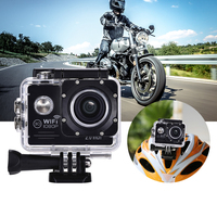 Kamera Helm Sepeda Digital Full HD 1080p, Terpasang di Kepala, Tahan Air, Wifi, Update Firmware, Buatan China