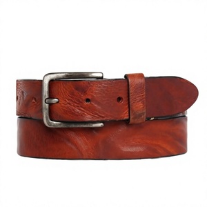 Ideas de Regalo de Aniversario, Cuero Vacuno 100% Genuino de la Mejor Calidad, Estilo Vintage Cuadrado de Acero, Accesorios para Hombre, Impermeables - Product Image 2
