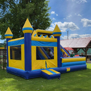Castillo Inflable Comercial Grande de 20x20 pies, Combo de <span class=keywords><strong>Casa</strong></span> de Brinco Inflable <span class=keywords><strong>para</strong></span> Niños con Tobogán, Brincolines Inflables <span class=keywords><strong>para</strong></span> <span class=keywords><strong>Fiestas</strong></span> en Alquiler - Product Image 2