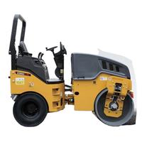 Rouleau compresseur à double tambour puissant STR50C-8K 4,5T avec moteur diesel de 36 kW pour l'entretien et les travaux de construction à petite échelle