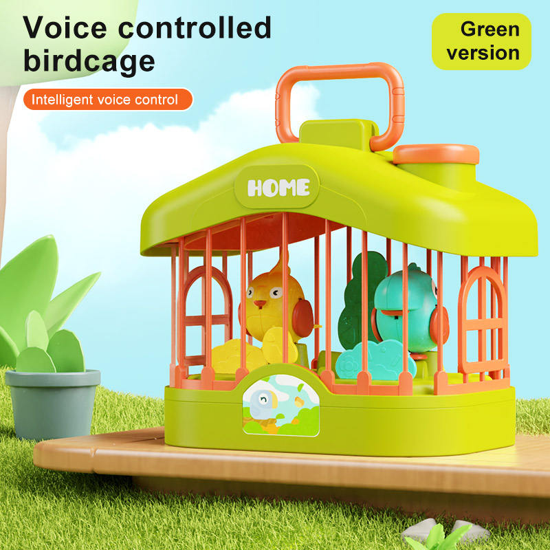 Batterie-Vert-Birdcage-Commande vocale