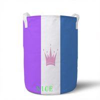 Sac de rangement matelassé à cordon personnalisé avec drapeau de la fierté intersexuelle pour le rangement dans la garde-robe et le tri des câbles et gadgets à domicile/bureau