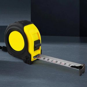 Cinta Métrica Autoenrollable de 5 Metros con Hoja de Acero, Botón de Bloqueo y Retorno Automático - Product Image 2