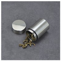 Portable en acier inoxydable résistant aux odeurs pot de stockage des aliments thé café herbe hermétique boîtes de thé médecine conteneur réservoir