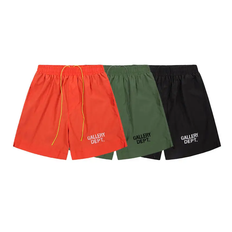 DUOLLB Short de plage en maille personnalisé à séchage rapide et respirant pour homme avec logo personnalisé 100% Short de bain en polyester pour homme