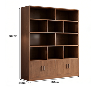 Étagère à livres en bois <span class=keywords><strong>simple</strong></span> <span class=keywords><strong>de</strong></span> style moderne, gain <span class=keywords><strong>de</strong></span> place, petite bibliothèque, salon, chambre d'étudiant, rangement au sol, livres - Product Image 2