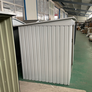 Abri <span class=keywords><strong>de</strong></span> jardin extérieur 6x4 pieds, abri métallique tout temps avec portes verrouillables - Product Image 5