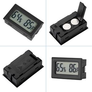 Embedded Mini Digital Hygrometer Thermo LCD Temperature Humidity <b>Thermometer</b> for Reptile Terrarium Pet Tank Cigar Humidor - Product Image 3