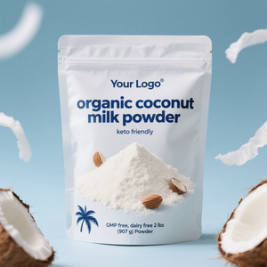 ผงสกัดมะพร้าวออร์แกนิกคุณภาพสูง ผงนมมะพร้าวแบบขายส่ง - Product Image 1