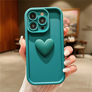 Tình yêu trái Tim Mới <span class=keywords><strong>3D</strong></span> phim hoạt hình Silicone trường hợp điện thoại cho <span class=keywords><strong>Iphone</strong></span> 14 13 12 cộng với cho <span class=keywords><strong>Iphone</strong></span> 15 trường hợp dành cho phụ nữ - Product Image 5