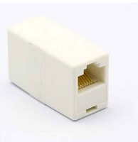 NT-LINK 6P4C 6P6C RJ11 RJ12 3U-50U plaqué or CAT3 UTP cordon téléphonique vocal connecteur de câble droit femelle à femelle coupleur