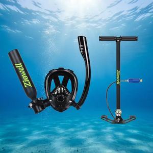 Portable Mini Aluminium Full Face Snorkel <strong>Mask</strong> High Pressure Scuba <strong>Diving</strong> Equipment SINOFOXY SD600 CE Certified 0.5L Capacity - Product Image 3