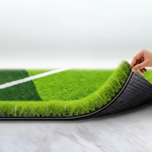 Gazon artificiel pour terrain de football, gazon <span class=keywords><strong>synthétique</strong></span> haute densité pour terrain de soccer, <span class=keywords><strong>pelouse</strong></span> artificielle de football durable et économique en <span class=keywords><strong>rouleau</strong></span> - Product Image 1