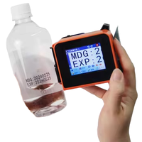 Impresora de Inyección de Tinta Portátil de 12.7mm, Mini Codificador Portátil para Fecha, Código de Barras, Código QR, Logotipo en Madera, Metal, Vidrio, Plástico y Cartón