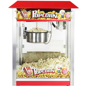 Máquina comercial de <span class=keywords><strong>palomitas</strong></span> de maíz con puerta acrílica roja de 8oz, máquina de <span class=keywords><strong>palomitas</strong></span> de maíz con caramelo, precio de máquina de <span class=keywords><strong>palomitas</strong></span> de maíz - Product Image 1