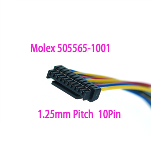 Boîtier Molex 505565-1001, terminal 505431-1000, pas de 1,25 mm, 6 broches, <span class=keywords><strong>Micro</strong></span> Lock <span class=keywords><strong>Plus</strong></span>, câblage pour connexion d'équipement intelligent - Product Image 1