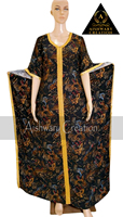 Vêtements ethniques pour femmes très vendus, Abaya musulmane, robe Dashiki africaine, Kaftan pour adultes en rayonne avec grand ensemble hijab