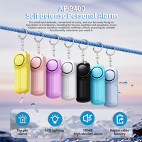 Alarme personnelle de sécurité 130 dB à piles AAA, dispositif de poche SOS, alarme anti-panique, porte-clés