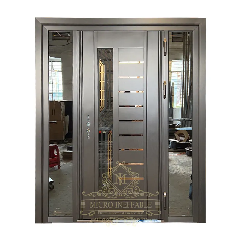 Outstanding Design Cheap Price Exterior Steel Door Entry Front Security Door For Houses Modern