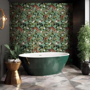 Carta da Parati Murale <span class=keywords><strong>3D</strong></span> di Alta Qualità <span class=keywords><strong>in</strong></span> Stile Moderno Foresta Tropicale per Camera da Letto e Sfondo Divano - Product Image 4