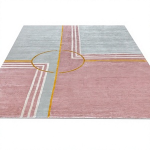 Tapis de style persan haut de gamme en laine et soie, fait main, à poils bouclés, design écologique pour la maison et l'hôtellerie - Product Image 1