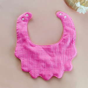 Bavoirs en mousseline 100% coton super absorbants pour bébé Logo personnalisé lavable pour les tout-petits et les nourrissons pour manger et baver - Product Image 1