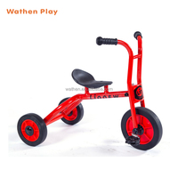 Tricycle en acier pour enfants, vente en gros, pour tout-petits de 3 à 8 ans, usage maternelle
