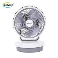 Vente en gros de 10 pouces Ventilateur de table portable intelligent en plastique Circulation d'air électrique à commande numérique avec télécommande pour un usage domestique