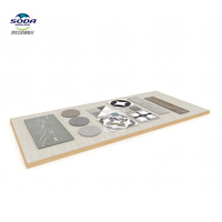 Présentoir de sol simple pour échantillons de revêtements de sol - Pierre, Mosaïque, Quartzite, Marbre, Revêtements de sol à grain de bois