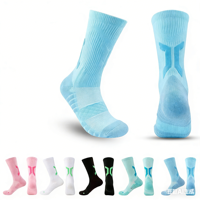Chaussettes de basketball personnalisées Elite, respirantes, séchage rapide, semelle en tissu éponge, compression sportive, absorbant la transpiration, anti-odeur