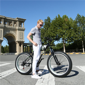 Bicicleta <span class=keywords><strong>de</strong></span> montaña con suspensión completa <span class=keywords><strong>de</strong></span> neumáticos gruesos 4,0 <span class=keywords><strong>de</strong></span> 26 pulgadas superventas para adultos, palanca <span class=keywords><strong>de</strong></span> cambios <span class=keywords><strong>de</strong></span> aleación, bicicleta híbrida <span class=keywords><strong>de</strong></span> 21 velocidades, la mejor clasificada - Product Image 6