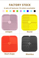 Nouveautés Tapis à lécher pour chien en silicone, tapis à lécher personnalisé avec logo, accessoires pour chien, ralentissez la consommation de votre animal