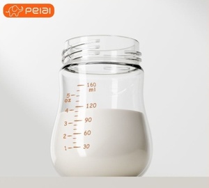 Biberón <span class=keywords><strong>de</strong></span> vidrio <span class=keywords><strong>de</strong></span> borosilicato <span class=keywords><strong>de</strong></span> 120ml con pezón anticólico, precio al por mayor - Product Image 2