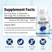 CHTNature OEM Alpha-GPC Supplément Mémoire Choline Glycérophosphate Alpha GPC Capsules