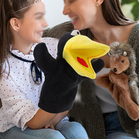 Marionnette à main en peluche U193, oiseau, dessin animé, animal, raconter des histoires, fête, jouets interactifs pour enfants, cadeaux, marionnettes à main mignonnes, douces