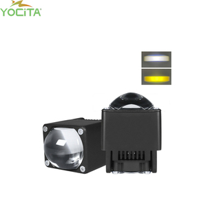 Mini focos LED U26 de 80W para motocicletas de fábrica, colores duales de 1,5 pulgadas, brillo amarillo de 9-80V para iluminación delantera, motocicletas y coches - Product Image 4