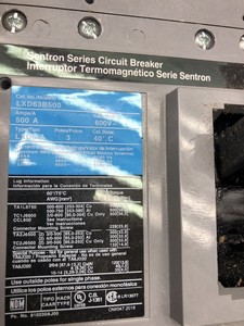 Disjoncteur LXD63B500 MCCB <span class=keywords><strong>500</strong></span>, <span class=keywords><strong>module</strong></span> LD SENTRON - Product Image 6