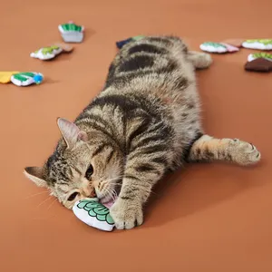 Mainan Pelatihan Kucing Catnip Kucing Mewah Populer Ramah Lingkungan