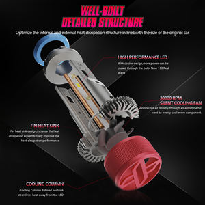 Luz Led para coche XAURPR, foco 110W H11 9005, Faro H4, luces Led Para <span class=keywords><strong>H1</strong></span>, Bombilla para faro H7 - Product Image 3