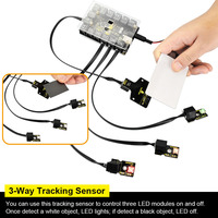 Módulo Sensor de Seguimiento de Línea de 3 Vías Programable KEYBOT Easy Plug TCRT5000 de Keyestudio